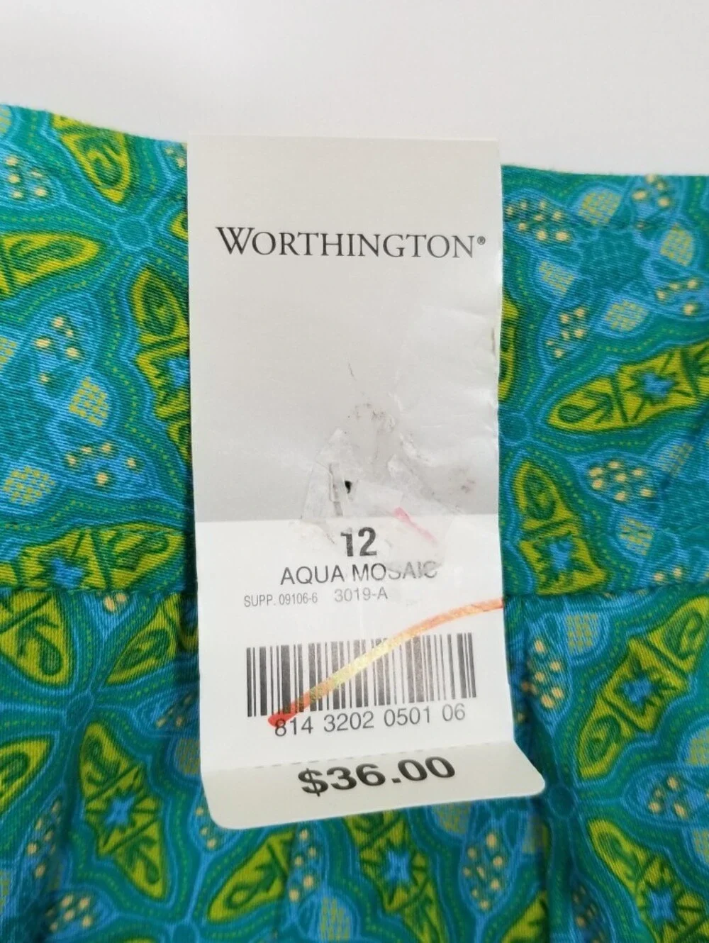Worthington Cropped Pants Size 12 Waist 31 NWT